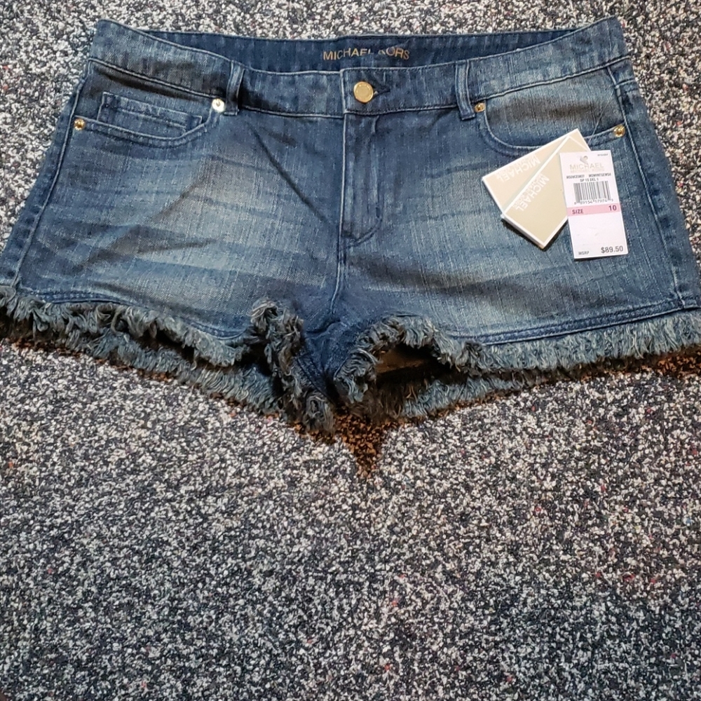 Denim shorts